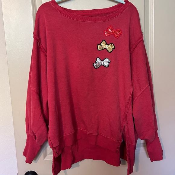 RARE NWOT free people Camden sweatshirt - Picture 1 of 3